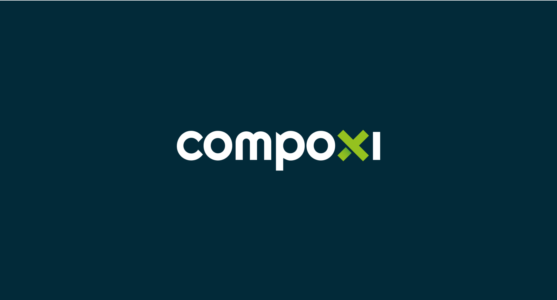 Logotip de Compoxi en negatiu