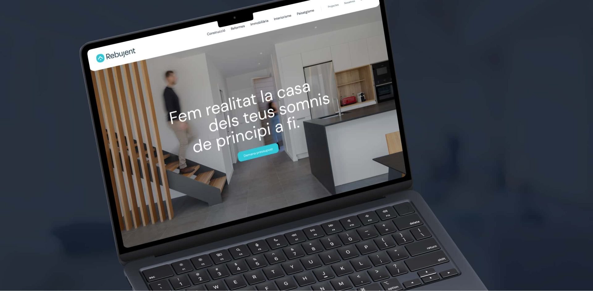 Disseny UI / UX de la web de Rebujent